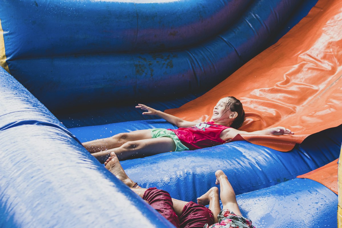 Big slide, bigger smile