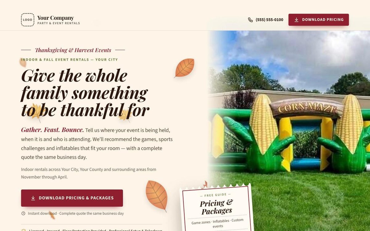 Harvest Table Thanksgiving