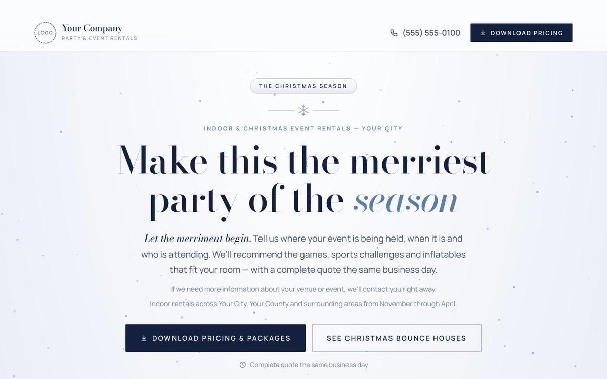 Silver Frost Christmas