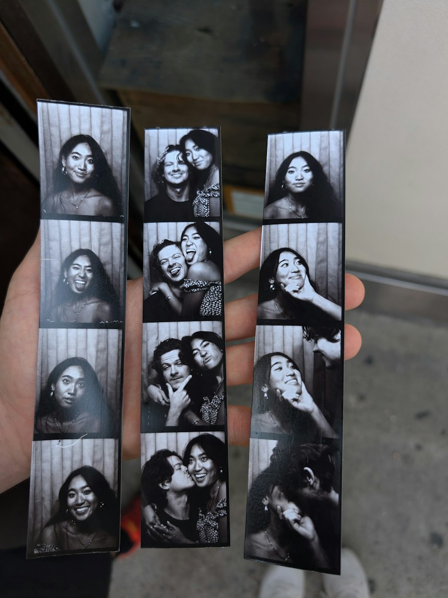 Photo booth strips